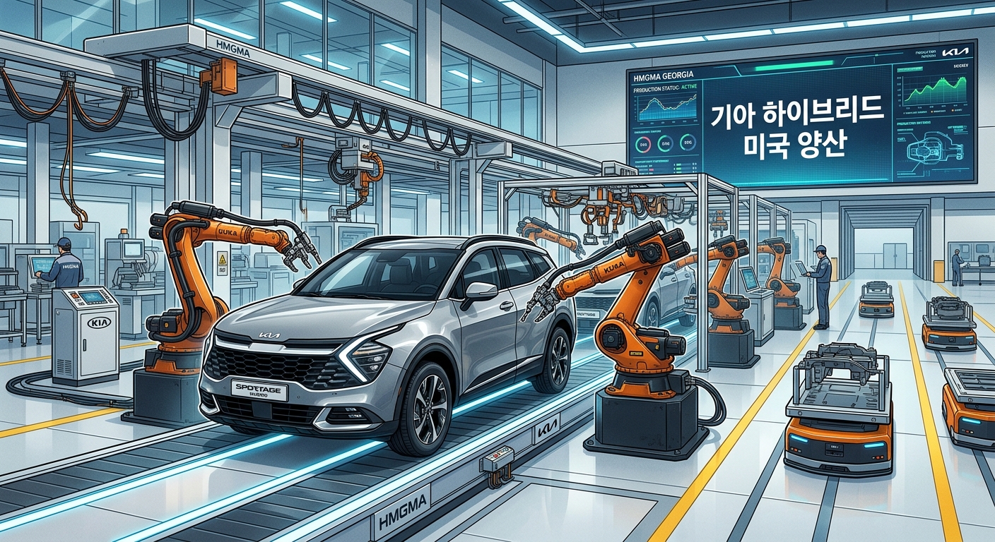 [코스피 이야기] 기아(000270) 미국 HMGMA 하이브리드 본격 양산과 15% 관세 절감 효과 점검