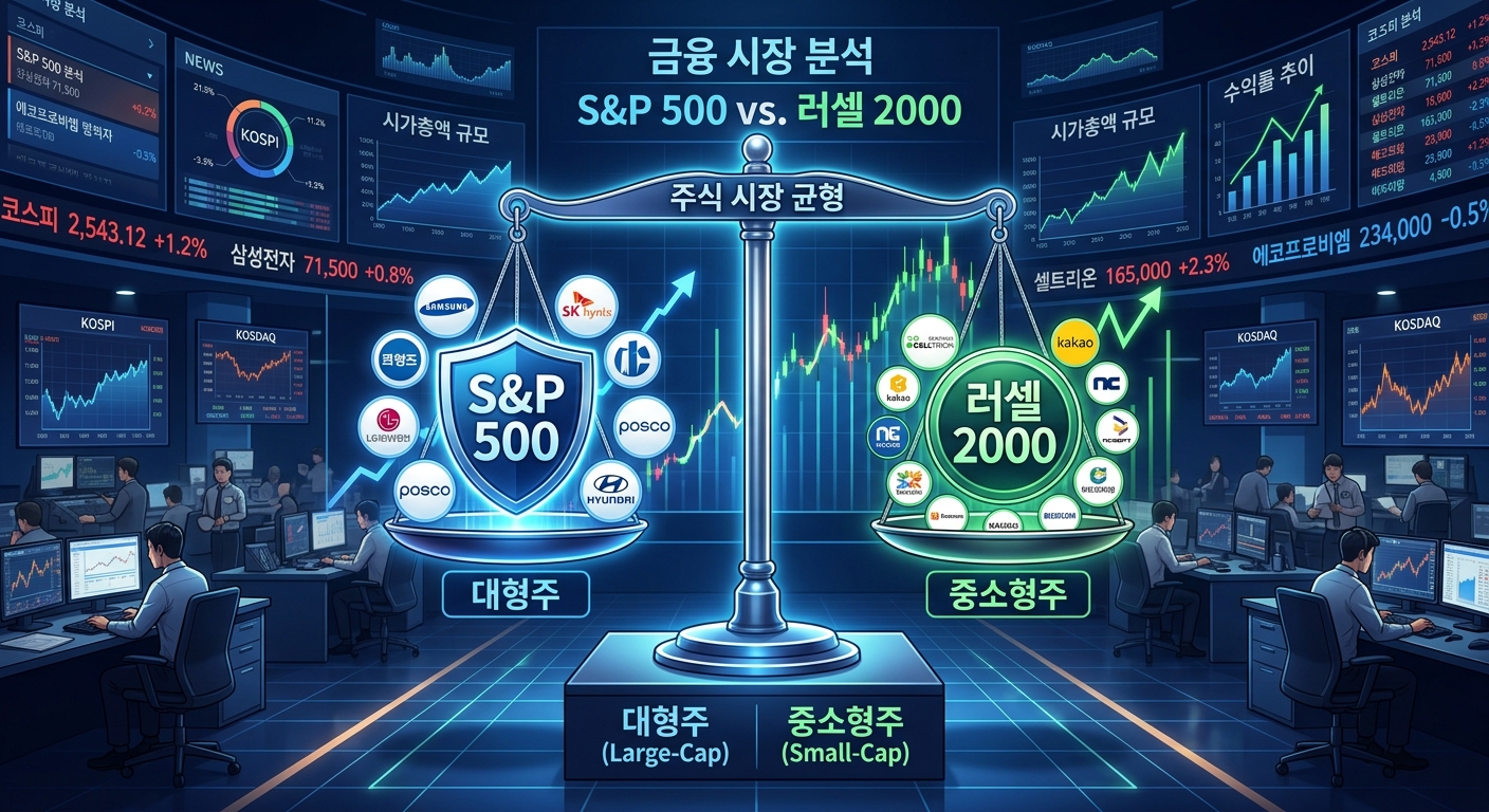 [S&P Story] S&P 500 and Russell 2000 in a Historic Rebalancing Phase: The Functional Relationship Between a 43% Profit Growth Forecast and Valuation Disparity
