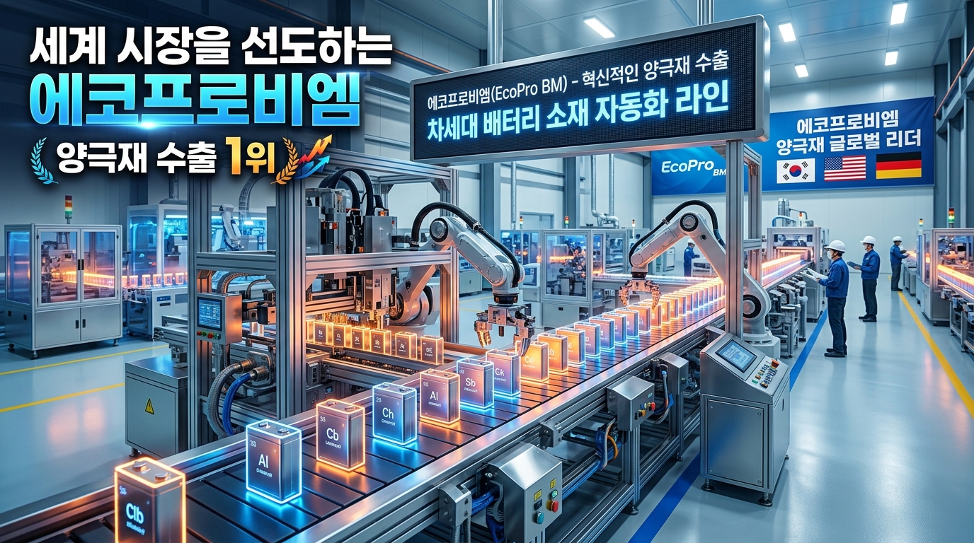 [KOSDAQ Story] EcoPro BM (247540): Cathode Export Rebound Scenario, Hungarian Factory Operations, and Potential Benefits from EU Supply Chain Reorganization Under Full Review